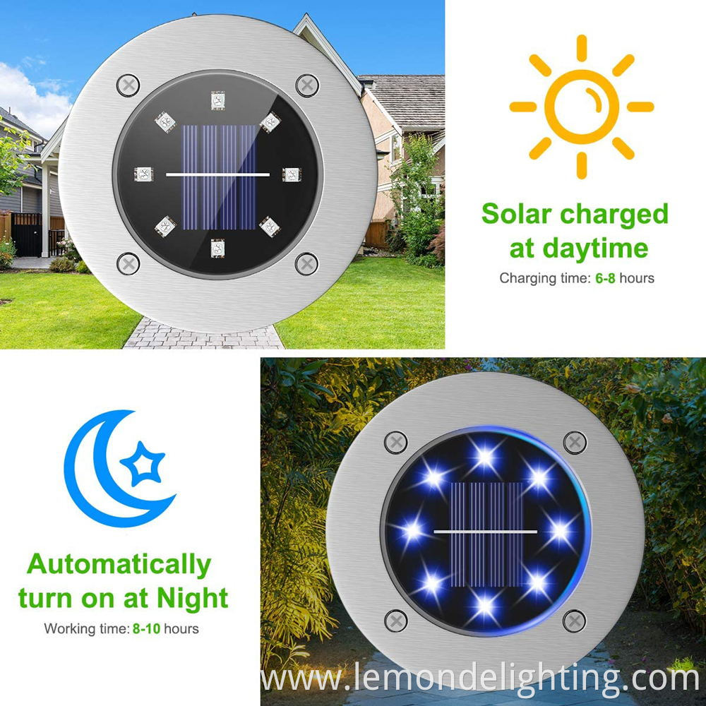 Sustainable solar disk light